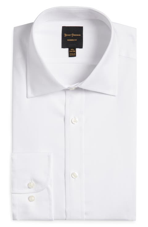 Modern Fit Pima Cotton Dress Shirt