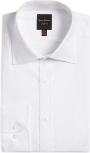 Hickey Freeman Modern Fit Pima Cotton Dress Shirt