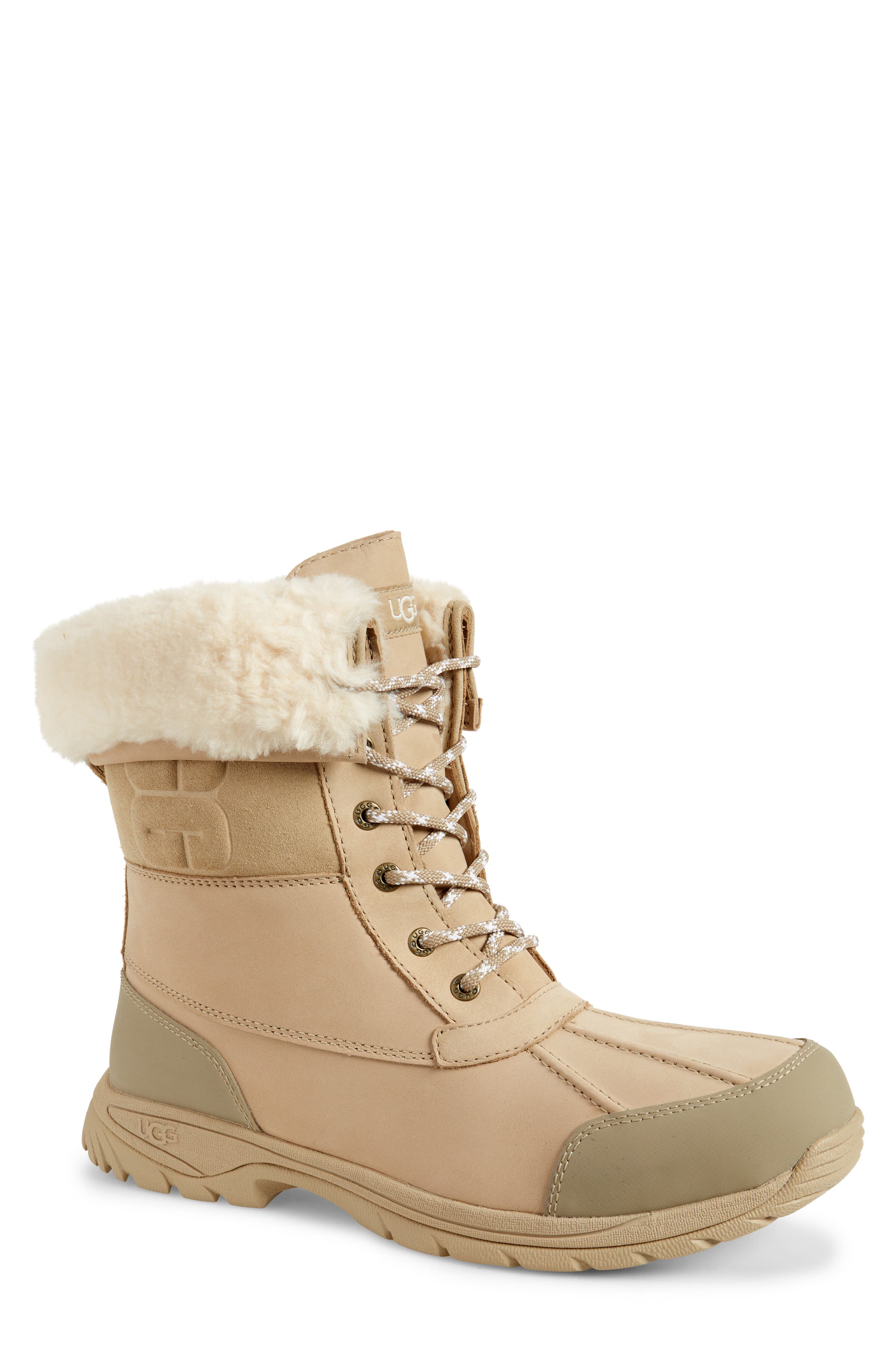 Butte UGGplush Waterproof Boot, Main, color, MUSTARD SEED