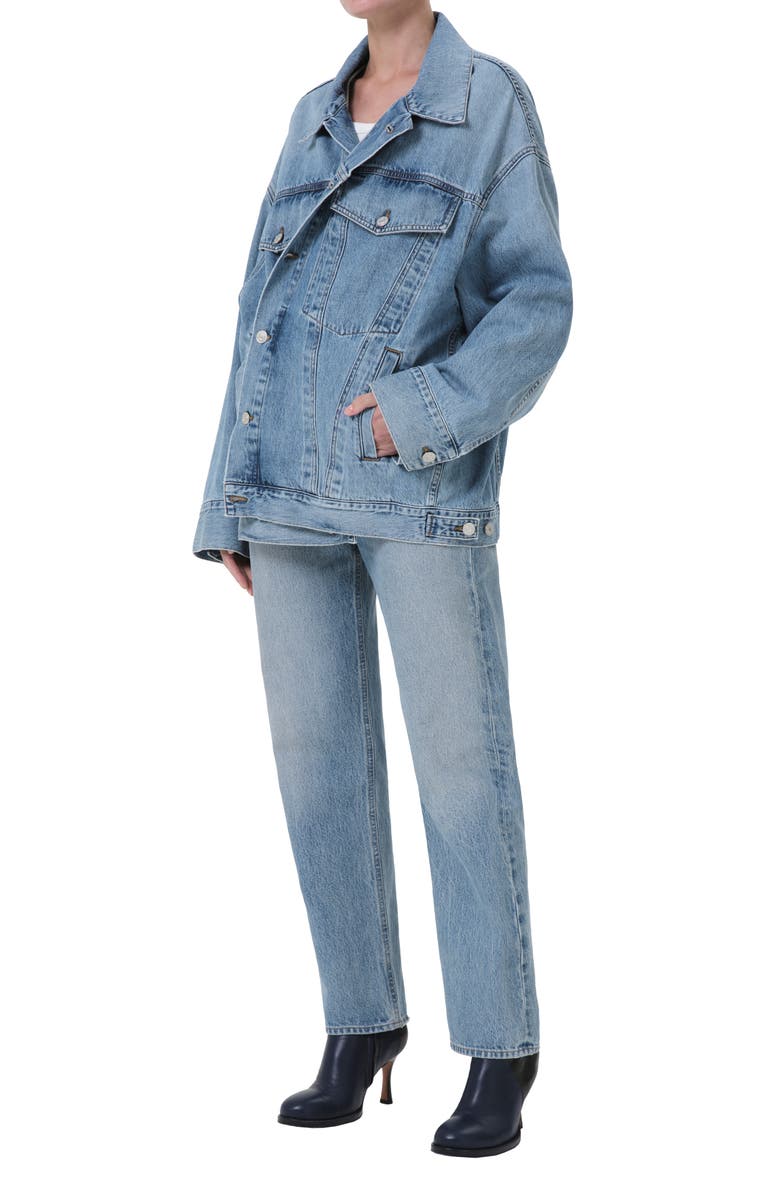 AGOLDE Reworked Wayne Organic Cotton Denim Jacket, Alternate, color,