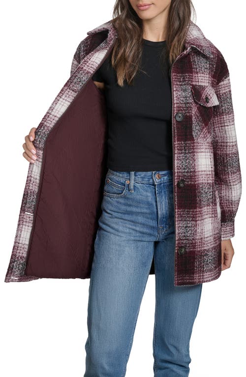 Levi's Longline Shacket In Purple