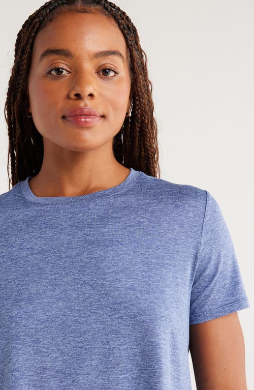 Zella Restore Soft Lite Relaxed Tee In Blue