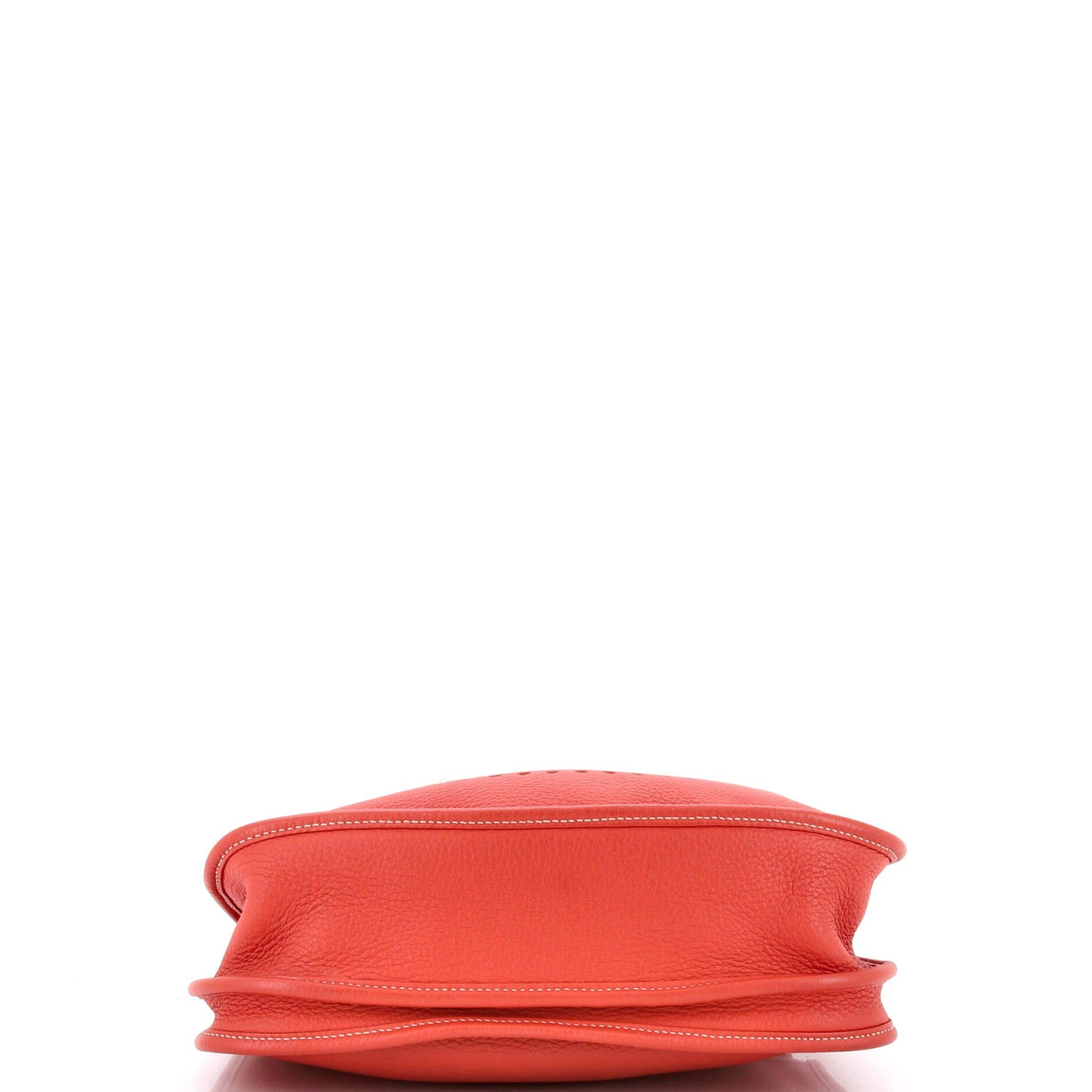 Pre-Owned Hermes Evelyne Bag Gen III Clemence PM, Alternate, color, Sanguine