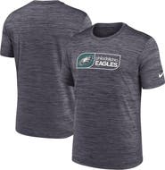 Nike Men's Nike Black Philadelphia Eagles Big & Tall Velocity Jock Tag Performance T-Shirt