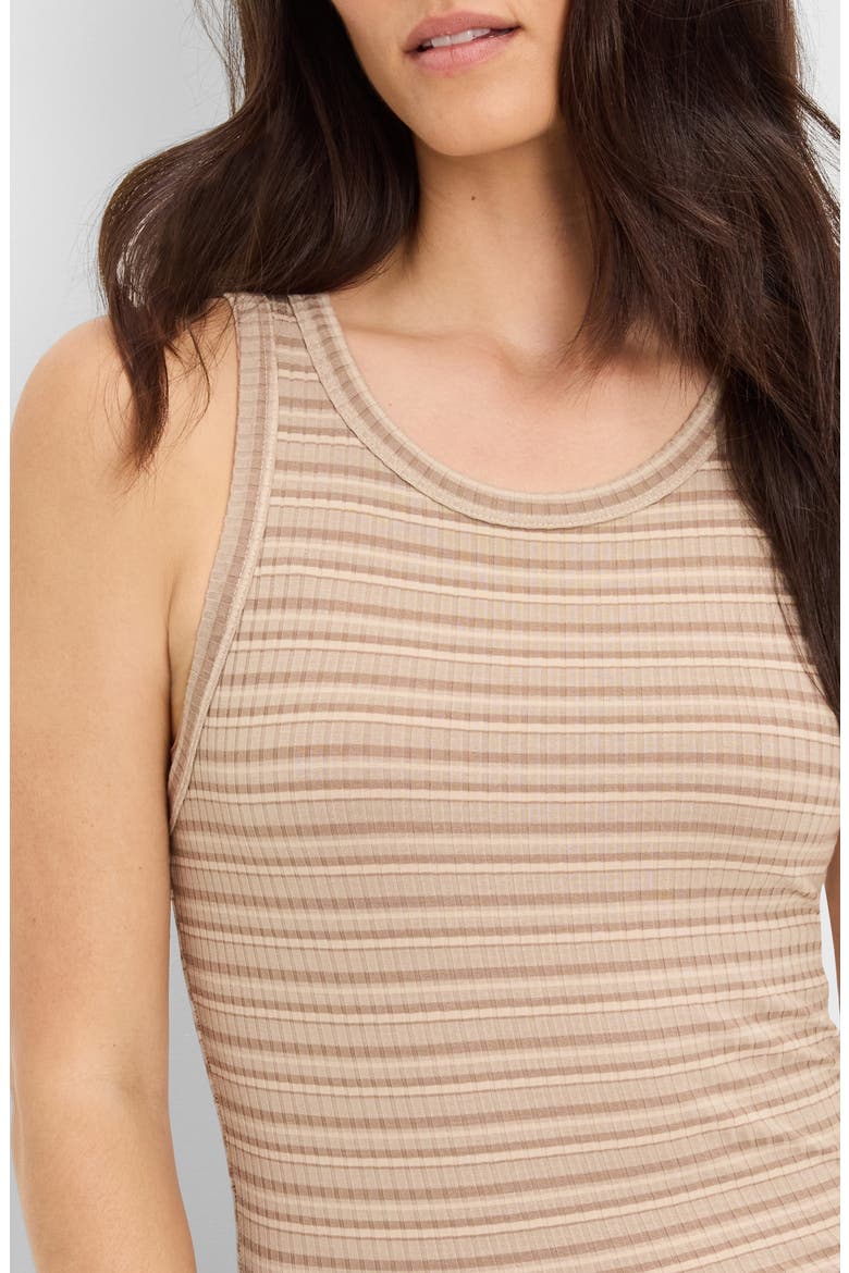 Carolie Ribbed Tank, Alternate, color, MACADAMIA