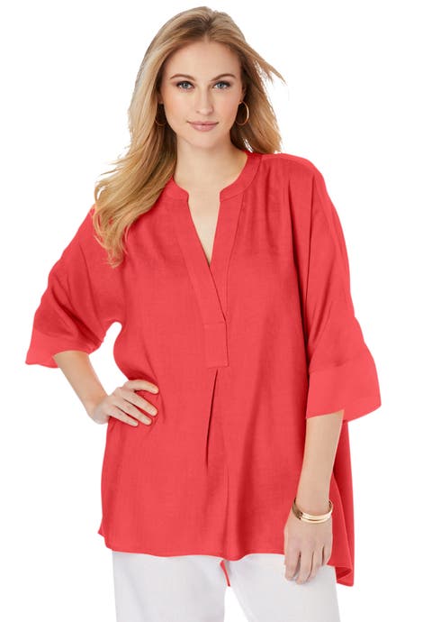 Hi-Low Linen Tunic