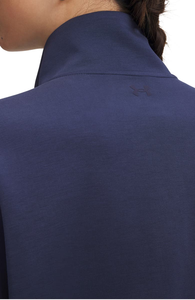 Under Armour Meridian Lounge Front Zip Jacket, Alternate, color, Washed Navy