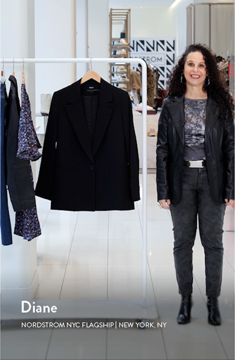 Denny Notched Collar Blazer, sales video thumbnail