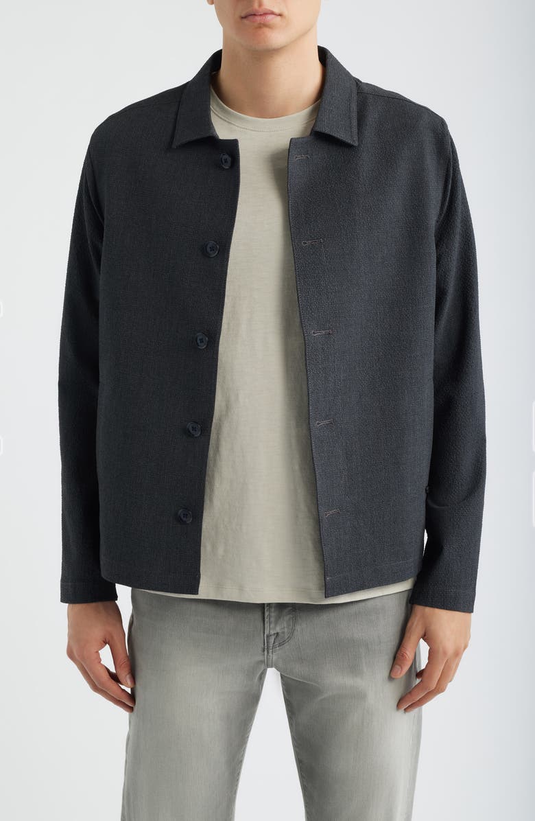 Robert Barakett 'Sorrento' Sport Shirt, Main, color, Navy