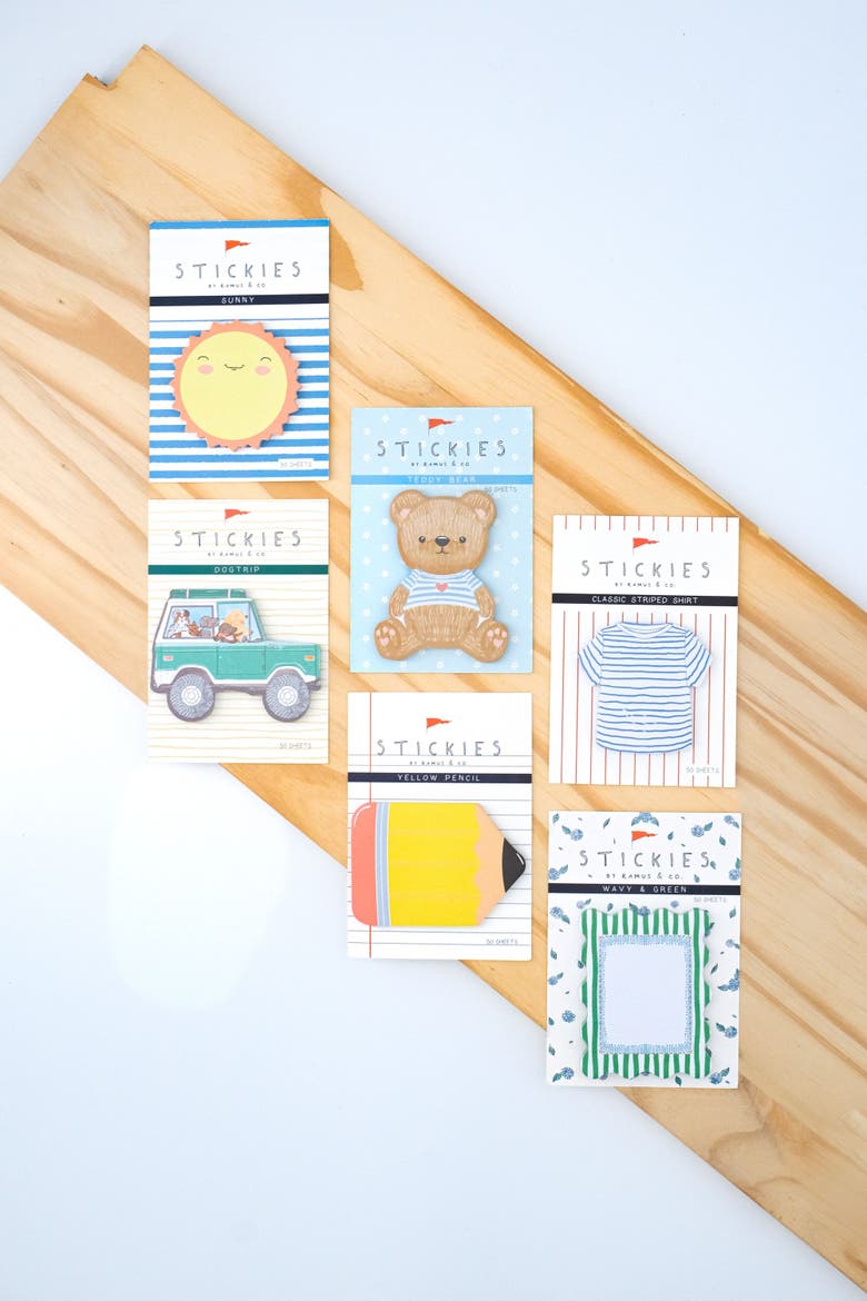 Everyday Assorted 6-Pack Stickies, Alternate, color, Everyday
