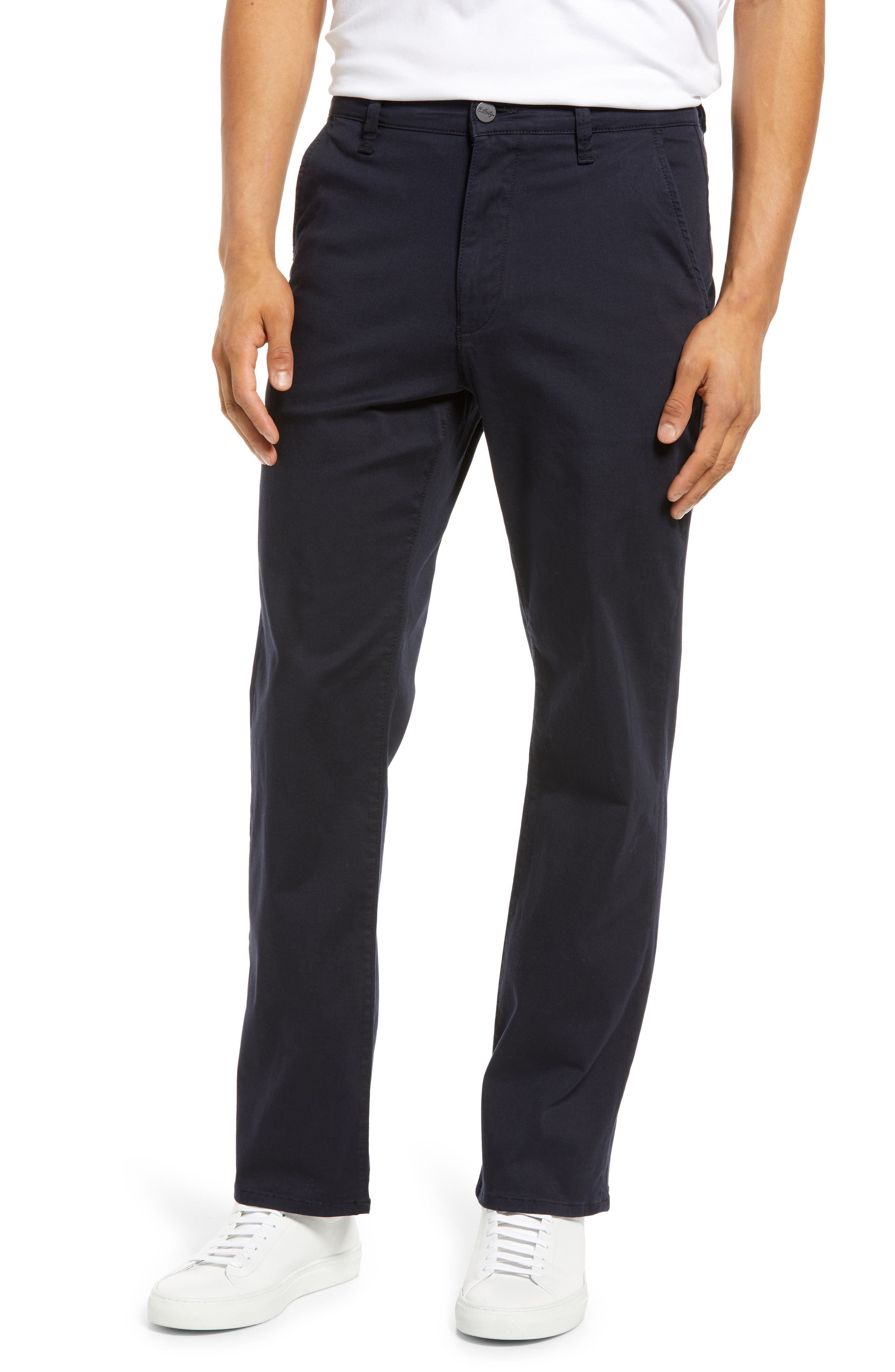 Charisma Relaxed Fit Straight Leg Flat Front Chinos