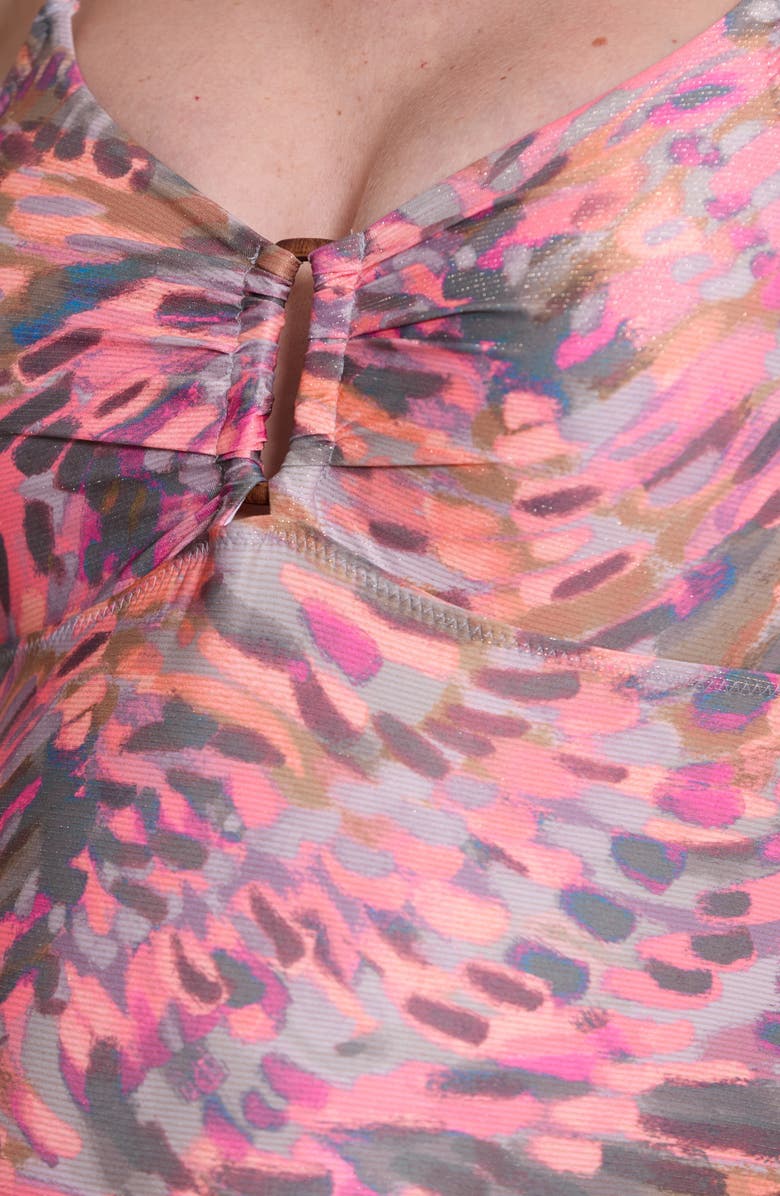 Cache Coeur Paradise One-Piece Maternity Swimsuit, Alternate, color, 