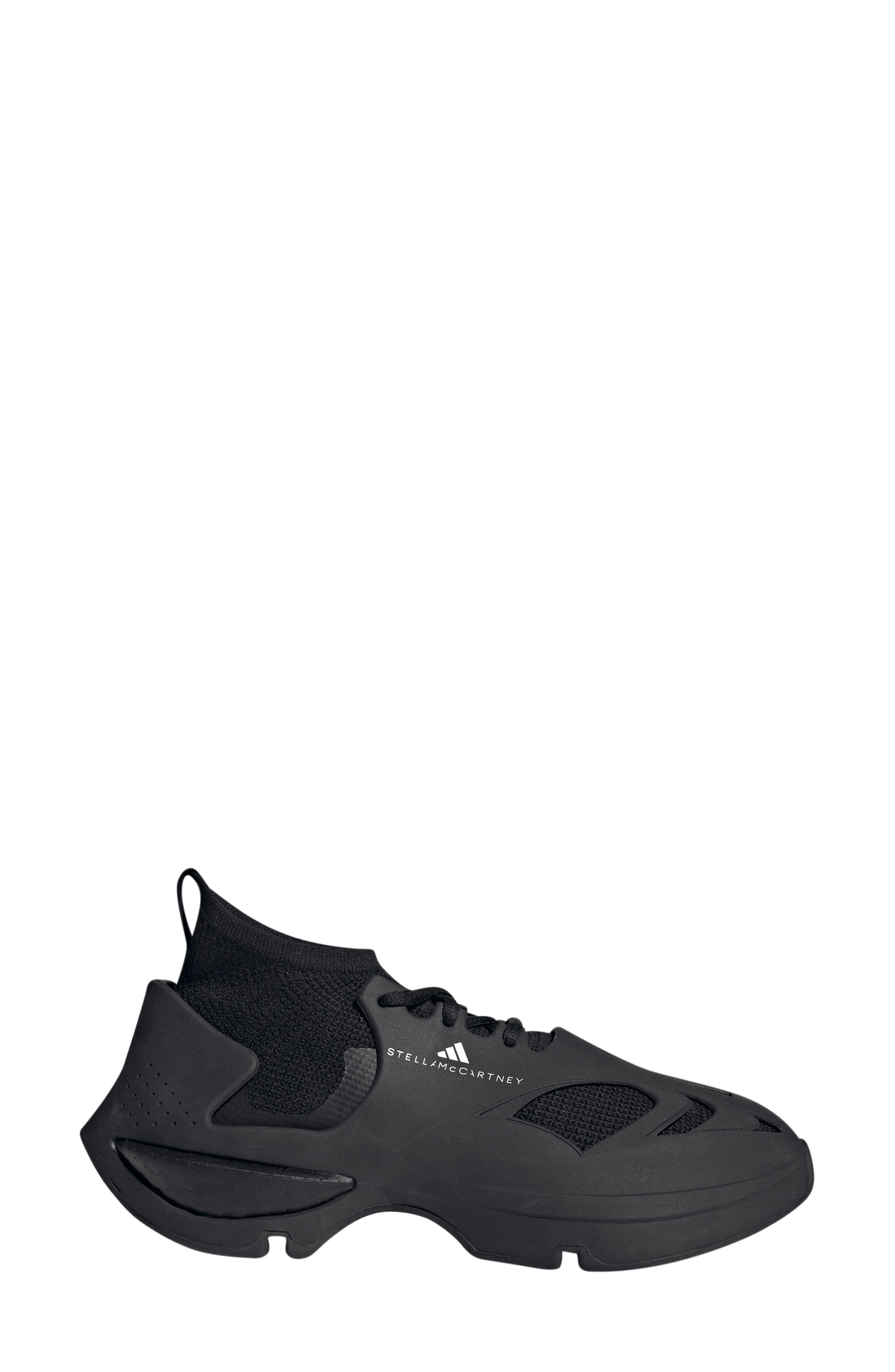 adidas by Stella McCartney ASMC Sportswear Run Sneaker, Alternate, color, Core Black/White/Black