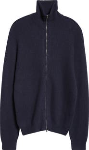 Thom Sweeney Fisherman Cashmere Zip Cardigan