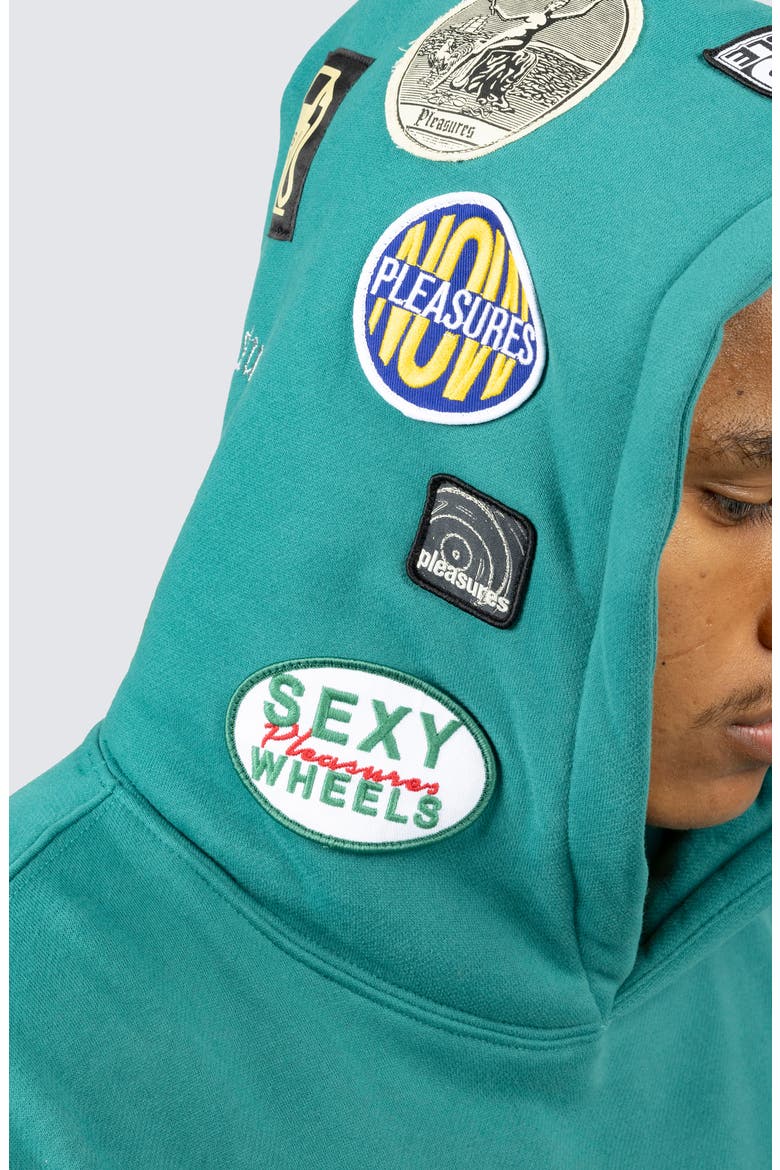 Worms Hoodie, Alternate, color, GREEN