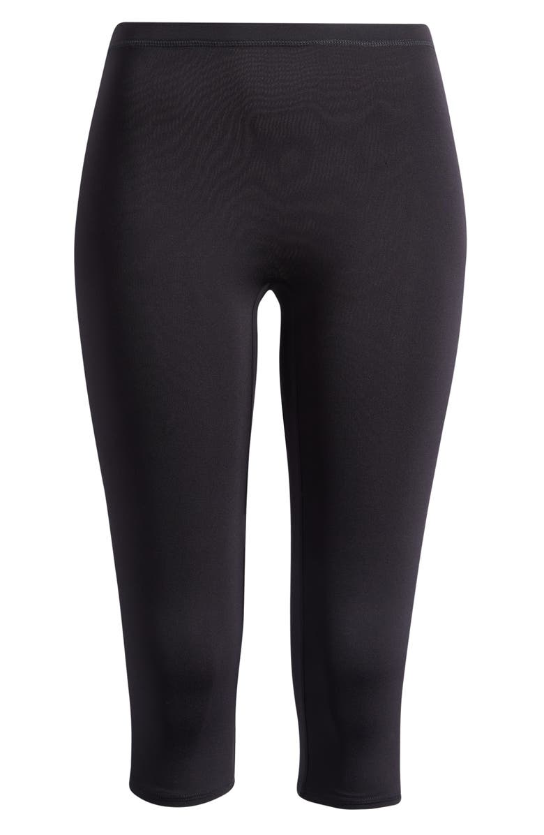 Naked Wardrobe Capri Leggings, Alternate, color, Black