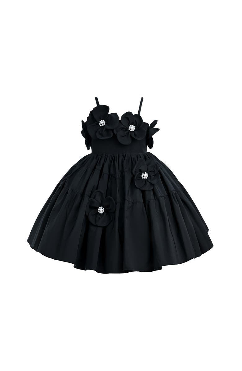 Mimi Tutu Buttercup Ravenna Dress, Alternate, color, Black