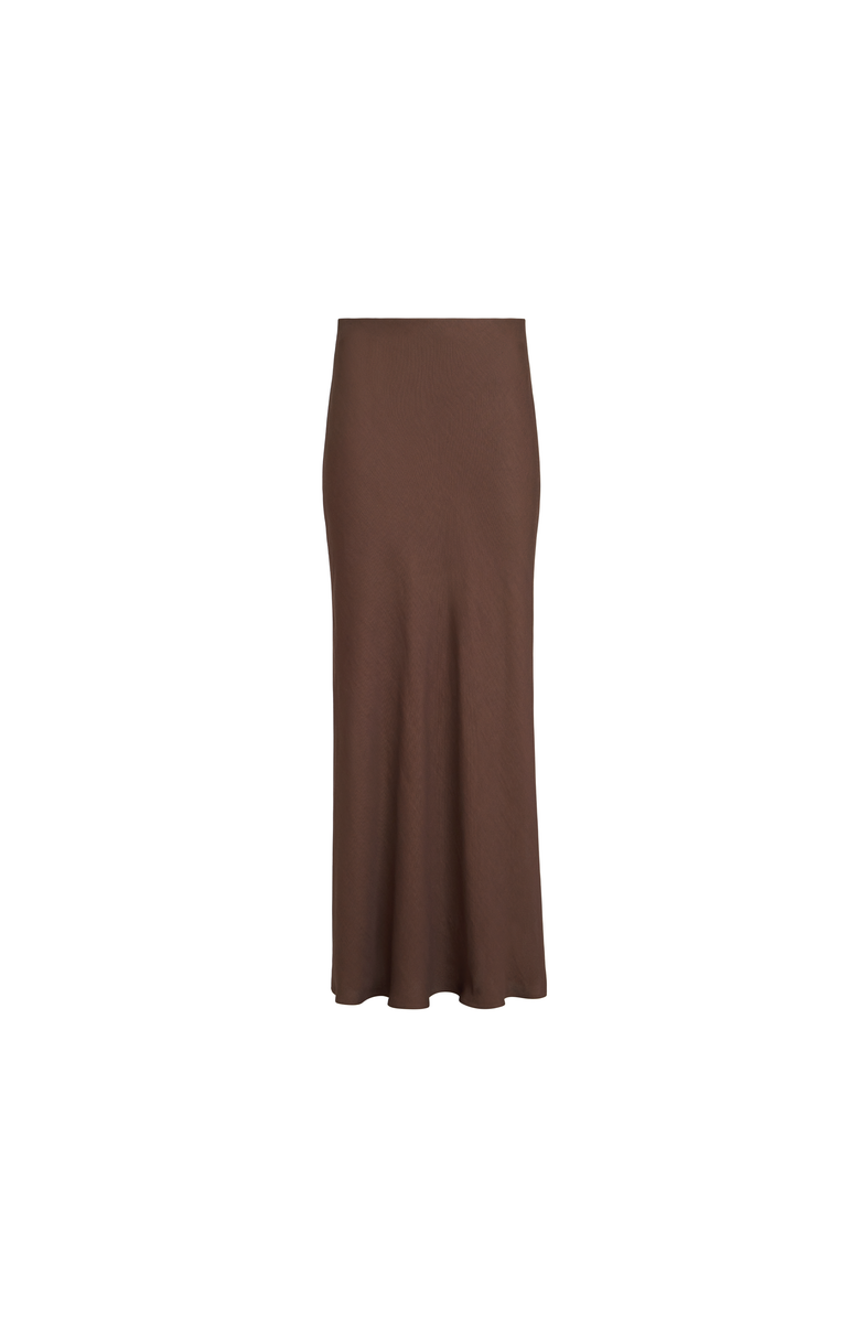 Brunello Cucinelli Bias-cut skirt, Main, color, Cocoa