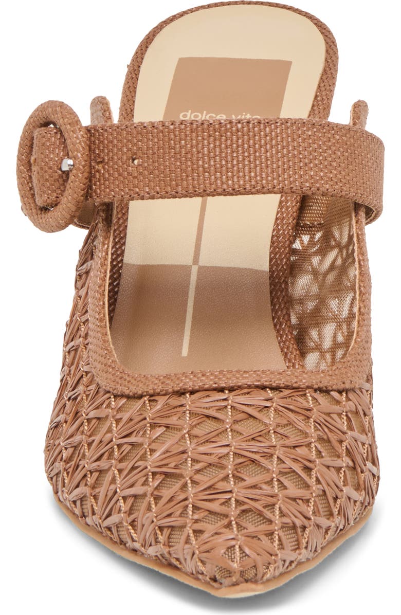 Dolce Vita Keekee Pointed Toe Pump, Alternate, color, Mid Brown Cross Hatc