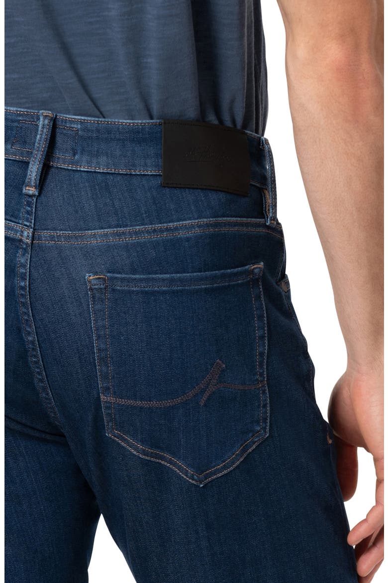 Courage Straight Leg Jeans, Alternate, color, DARK BLUE REFINED