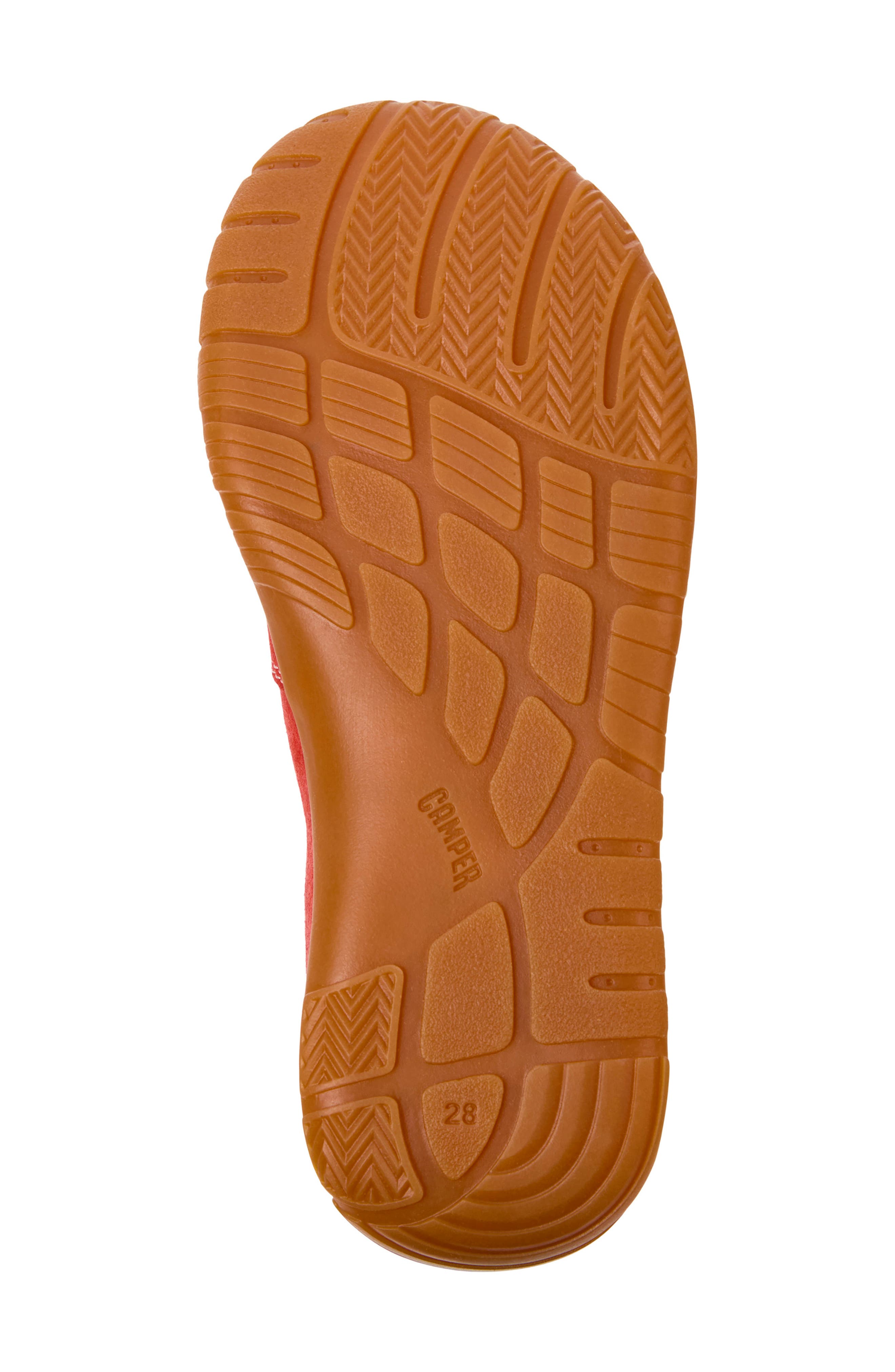 Camper Kids' Peu Path Sneaker, Alternate, color, Medium Red