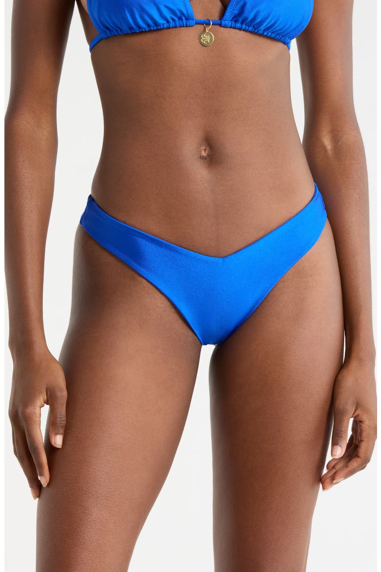 Y-Cut Bikini Bottoms, Main, color, BLUE LAGOON