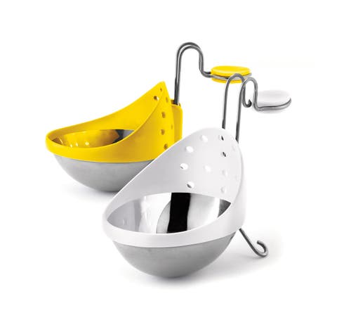 Stainless Steel Egg Poacher Set Of 2 Poachers