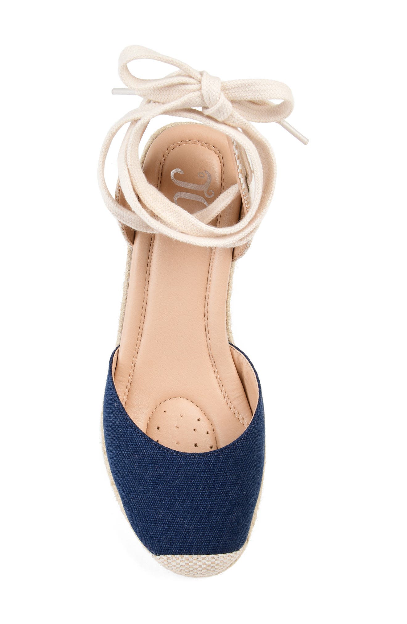 Monte Espadrille Ankle Strap Wedge Sandal, Alternate, color, BLUE
