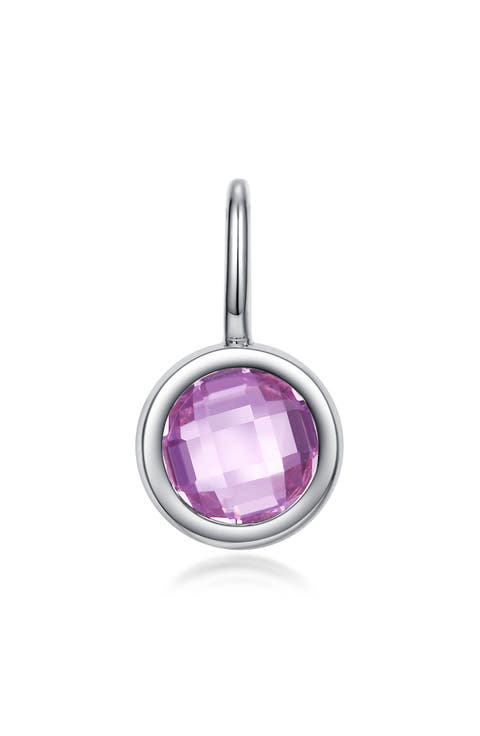 Simulated Birthstone Pendant