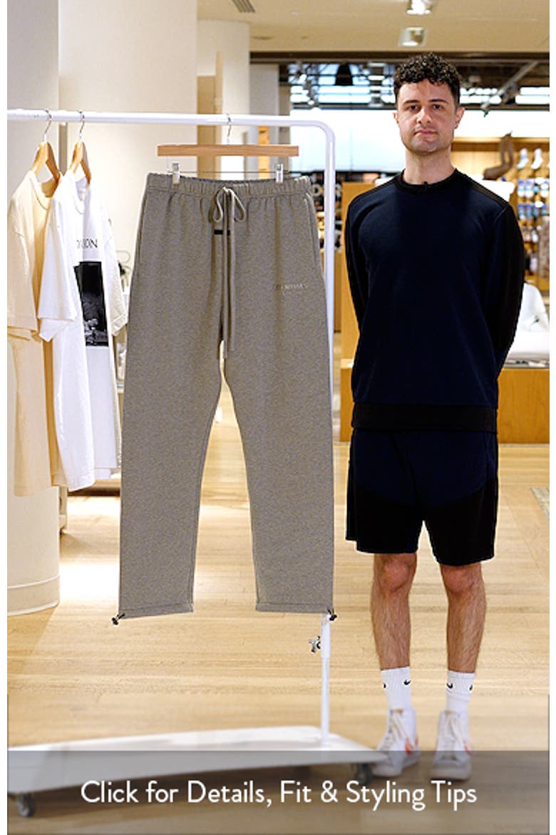 Fear of God Essentials Relaxed Fleece Sweatpants (Men) | Nordstrom