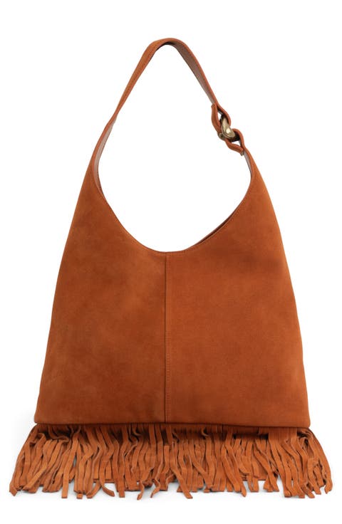 Wonders Suede Shoulder Bag