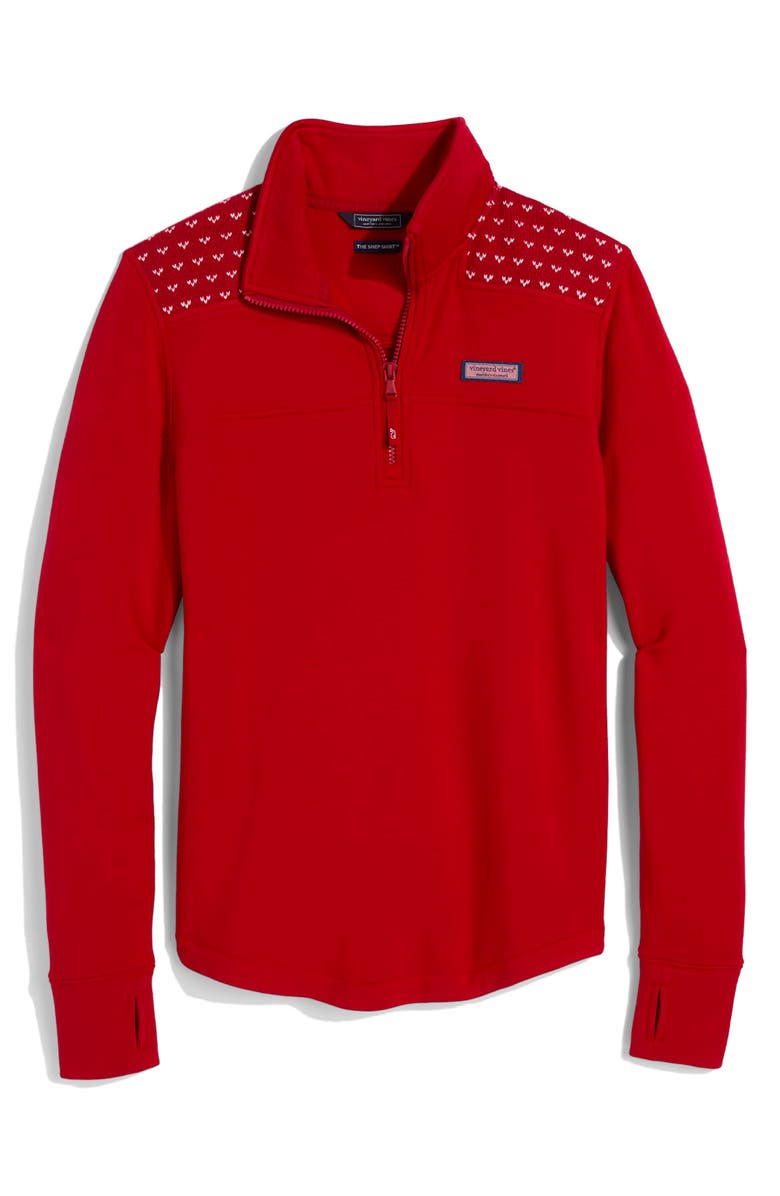 vineyard vines Dreamcloth<sup>®</sup> Relaxed Shep Shirt, Alternate, color, Red Velvet