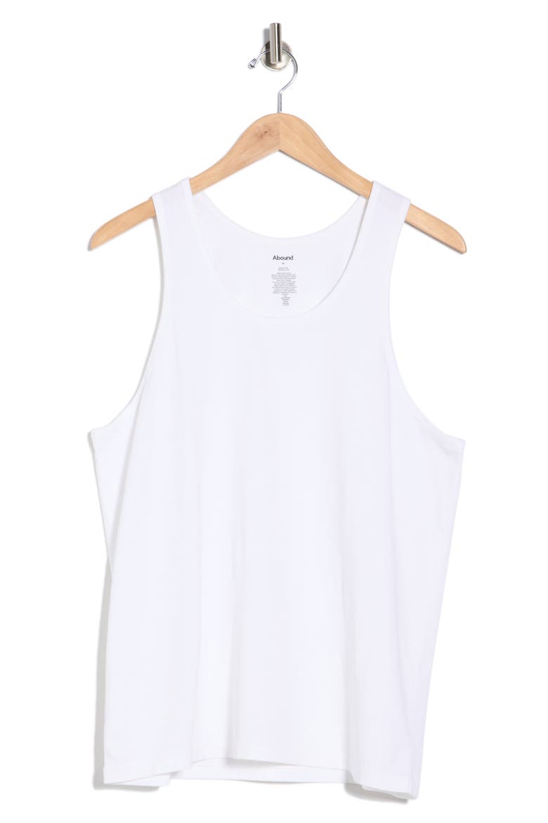 Racerback Tank Top, Alternate, color, WHITE