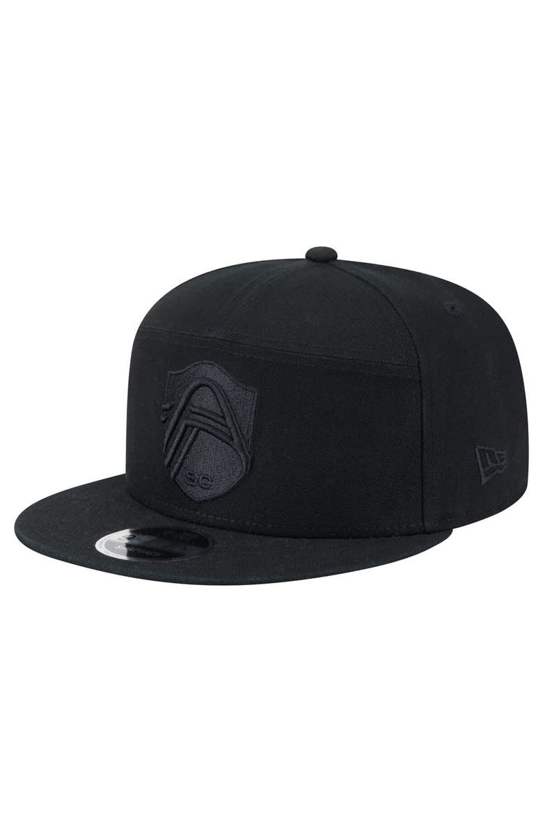 New Era Men's New Era Black St. Louis City SC Canvas Camp 9FIFTY Snapback Hat, Main, color, Black
