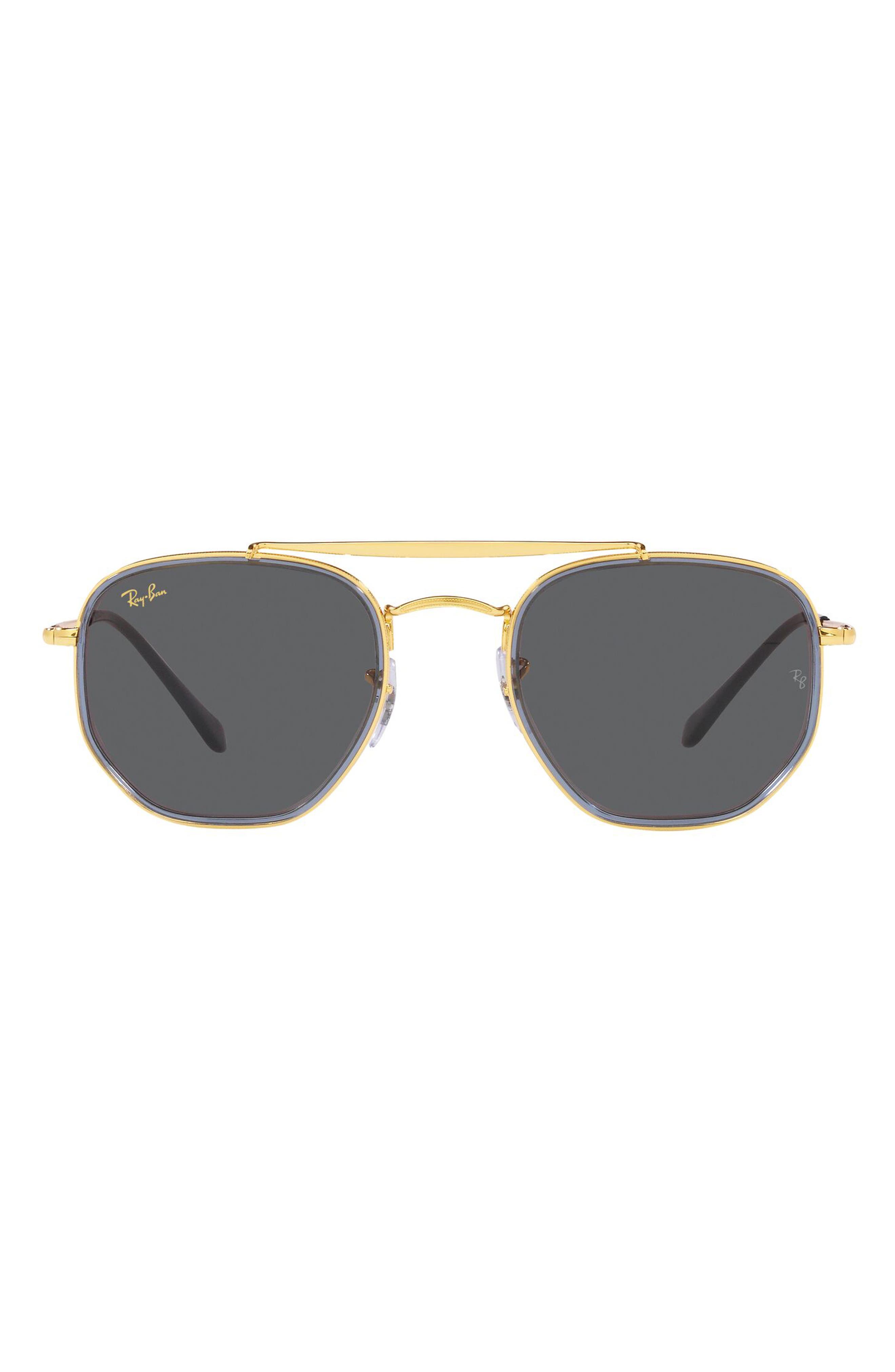Ray-Ban 52mm Irregular Aviator Sunglasses