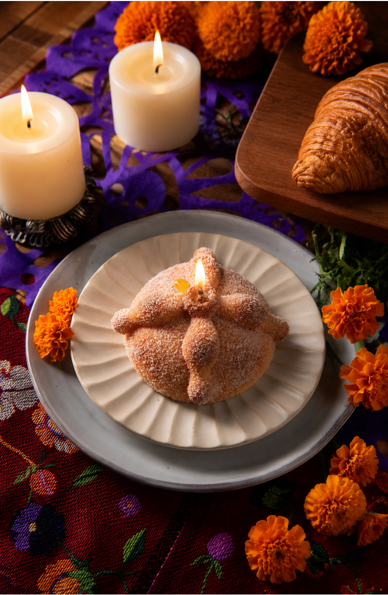 Southlake gifts Pan de Muerto Candle, Alternate, color, NO COLOR