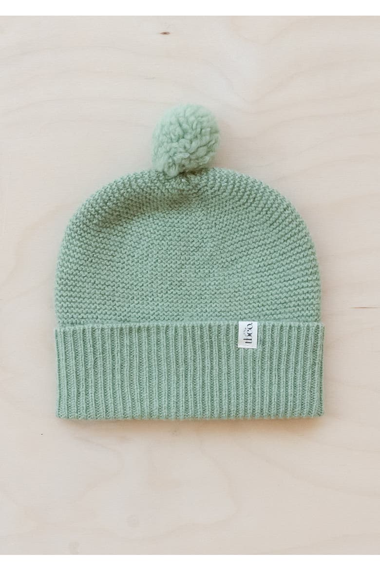 Merino Wool Baby Beanie, Alternate, color, Pistachio
