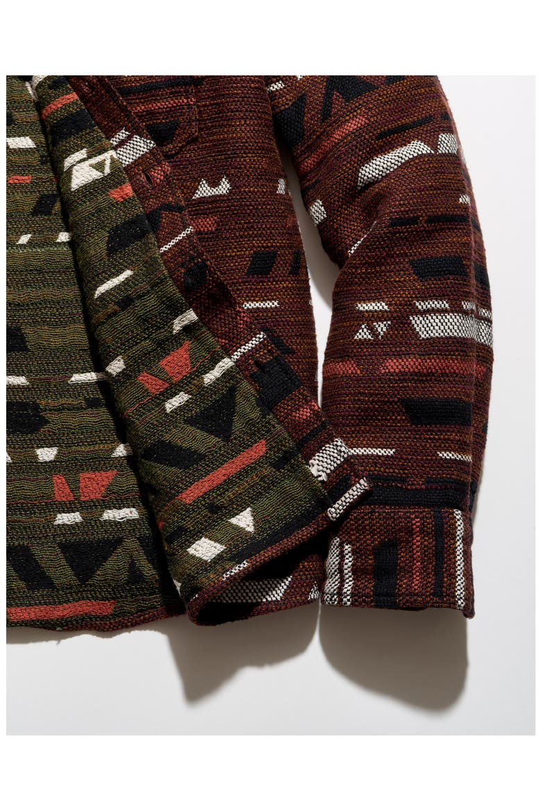 Archive Stripe Treme Shirt Jacket, Alternate, color, BILLYS BROWN MULTI