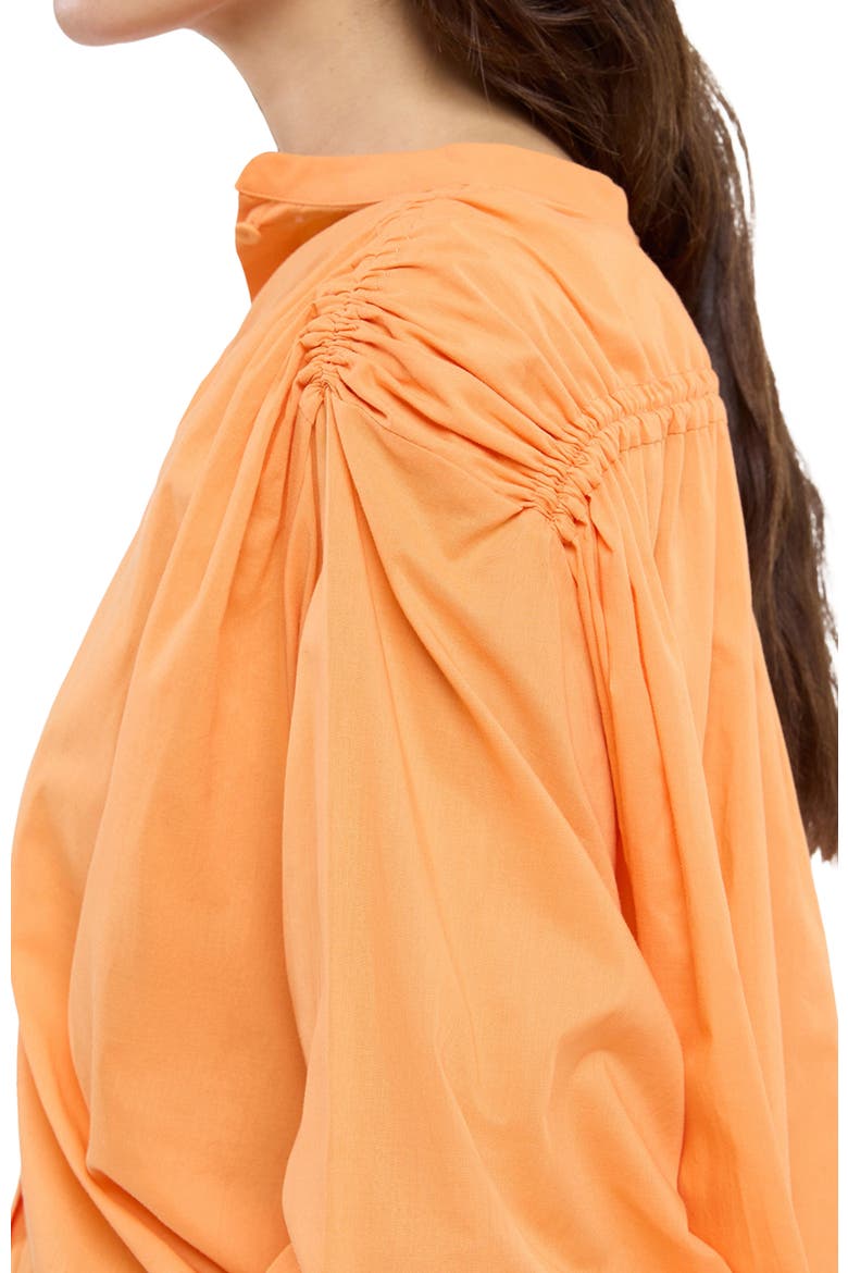 Gathered Voile Blouse, Alternate, color, PAPAYA