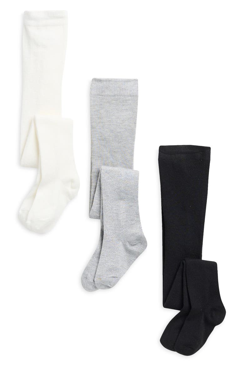 3-Pack Sweater Tights, Main, color, GREY COMBO