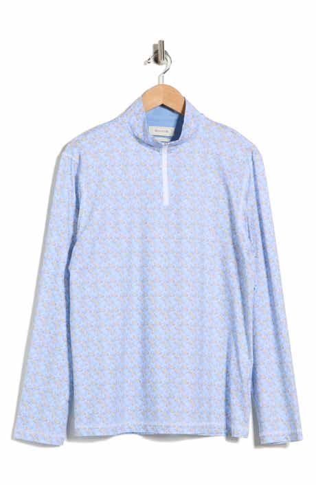 Bugatchi Long Sleeve Quarter Zip Pullover