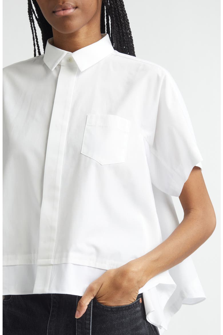 Poplin Shirt, Alternate, color, OFF WHITE