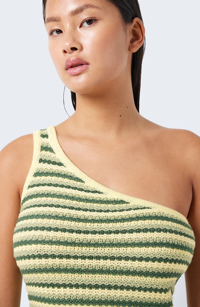 Noisy may Dee One-Shoulder Knit Maxi Dress, Alternate, color, 