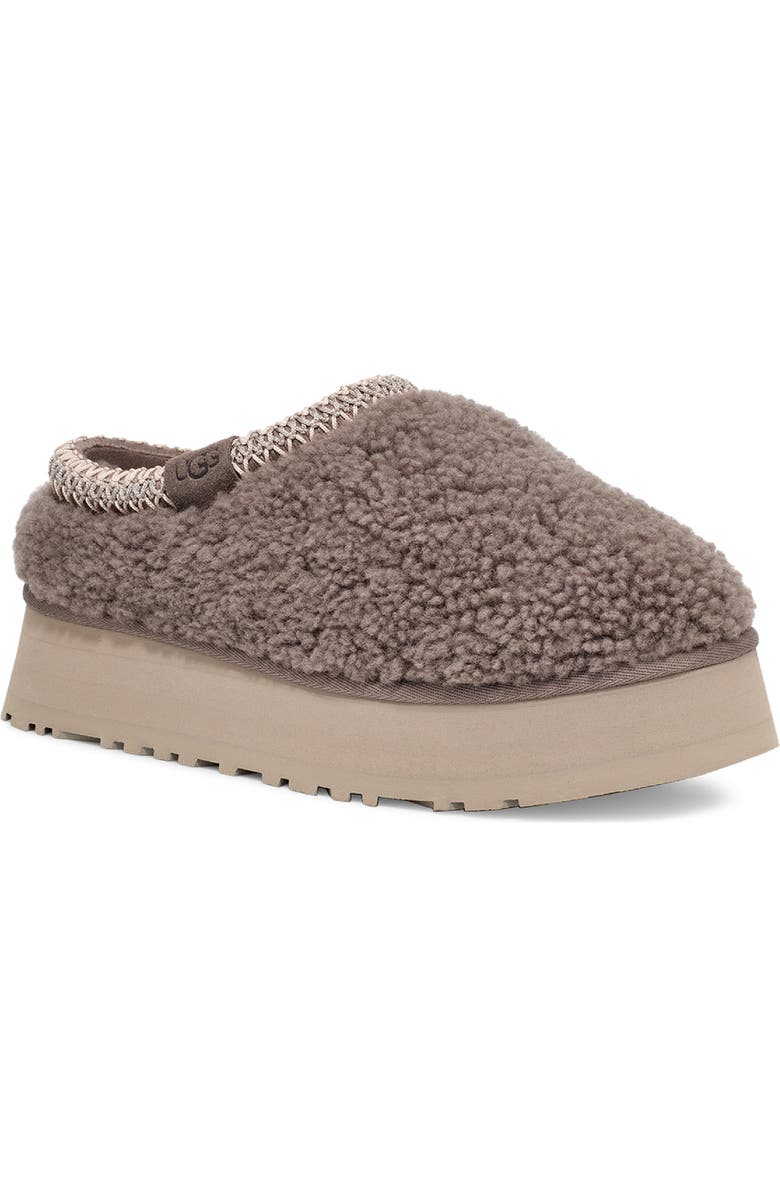 UGG<sup>®</sup> Tazz Maxi Curly Genuine Shearling Platform Slipper, Main, color, Skp