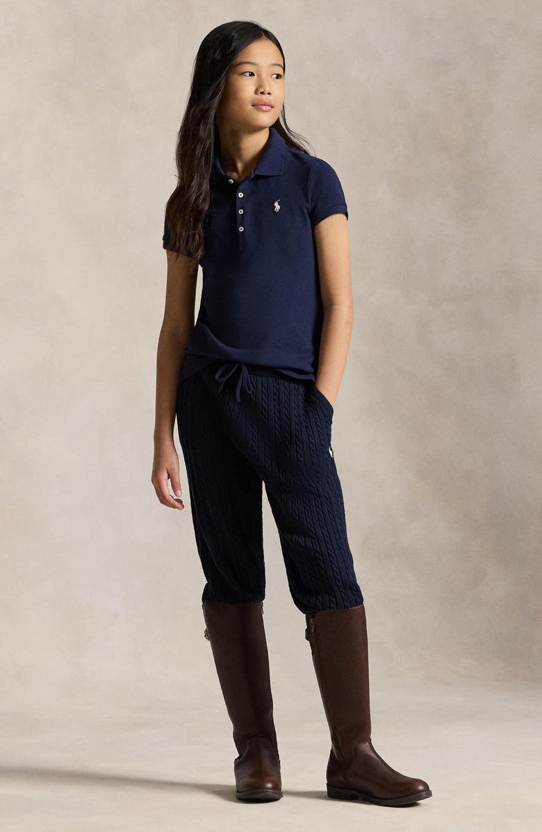 Polo Ralph Lauren Kids' Stretch Cotton Mesh Polo, Alternate, color, Refined Navy