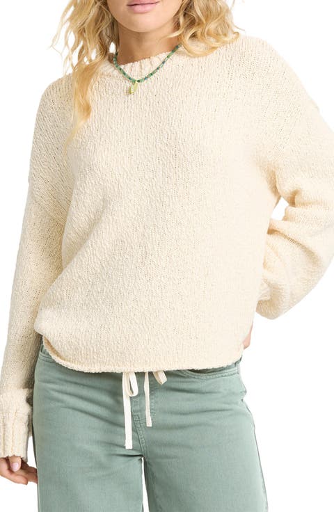 My Essential Crewneck Boucle Sweater