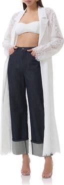 AFRM Earhart Lace Trench Coat