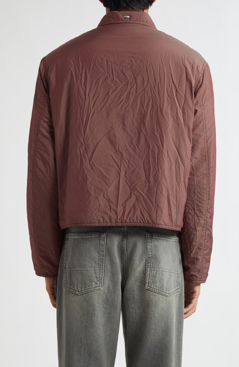 OUR LEGACY Slight Crinkle Solaro Jacket, Alternate, color, Shining Cherry Crinkle Solaro