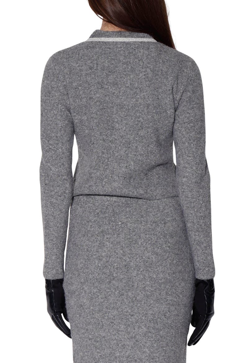 Brenda Cardigan, Alternate, color, HEATHER GREY