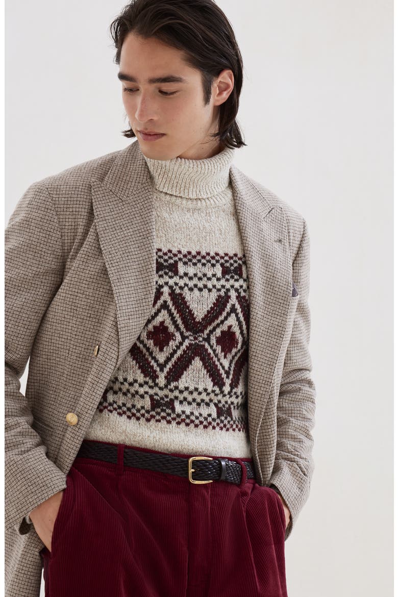 Flannel blazer, Alternate, color, Bark